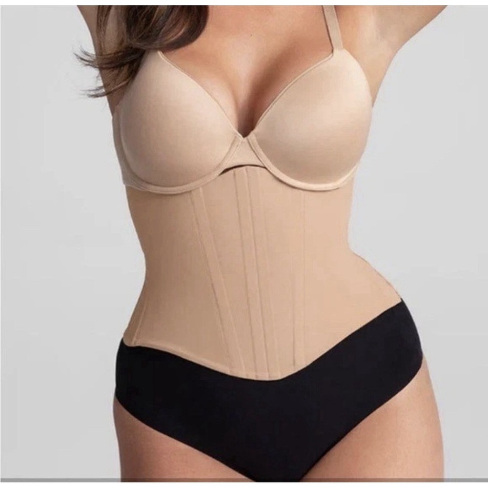 Honeylove WaistHero Cincher 1X Nude Shapewear Waist Trainer Sculpting Corset NWT